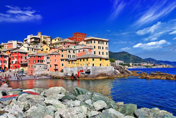 Boccadasse Genova italy - barca a vela